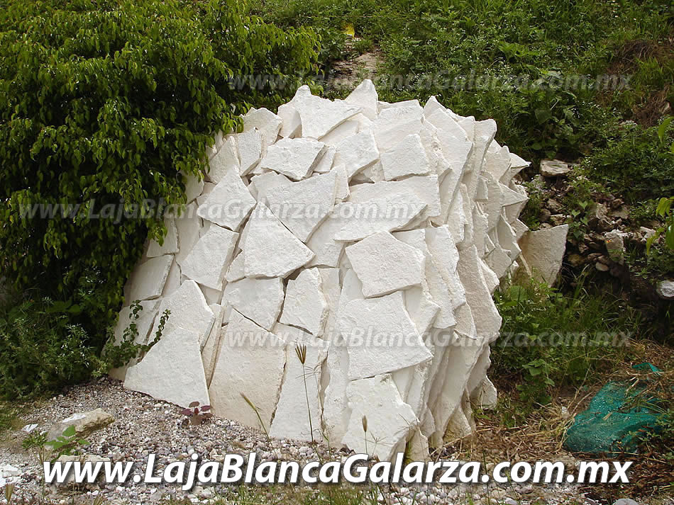 Piedra Laja Blanca Galarza a Buen Precio