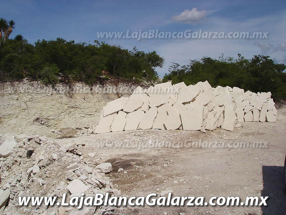 Venta de Piedra Laja Blanca Galarza Cantera
