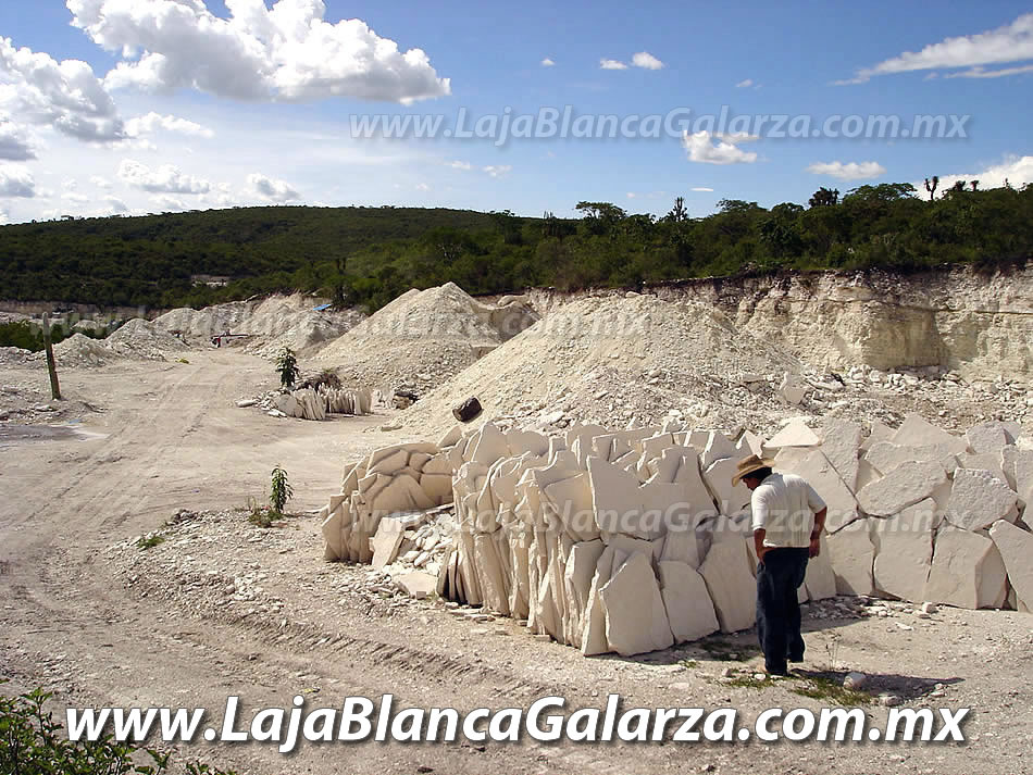 Cantera de Piedra Laja Blanca Galarza a Buen Precio